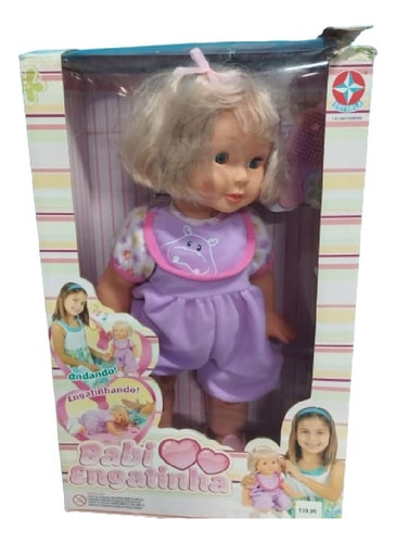 Boneca Bebê Engatinha Original Estrela