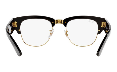 Lentes Ópticos Mega Clubmaster Black Ray-ban Optical