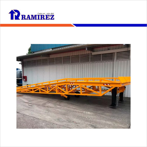 Rampa Móvil Para Descarga De Contenedores Cap 10.000kg 11mt