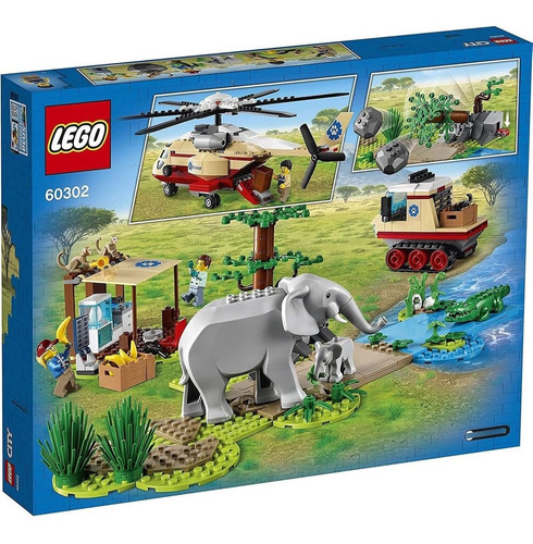 Lego City Operación Rescate De La Fauna Salvaje 525pcs Febo