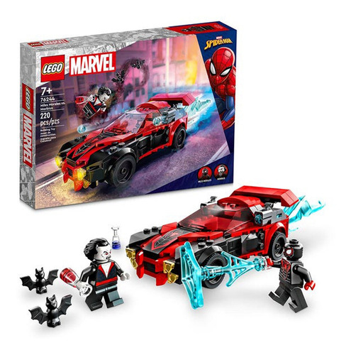 Lego Marvel Spiderman Miles Morales Vs Mobius 76244