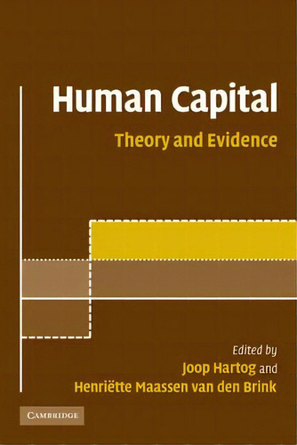 Human Capital, De Joop Hartog. Editorial Cambridge University Press, Tapa Blanda En Inglés