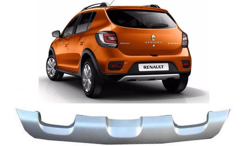 Moldura Spoiler Paragolpe Trasero Sandero Stepway 2014/2018