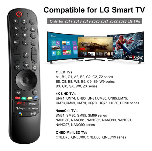 Control Remoto Para LG Magic Mr22ga Smart Tv Voz Puntero