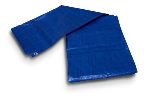 Imagem 4 de 8 de Lona Plástica Importway 70 Gsm 7,5 Metros X 6 Metros Azul