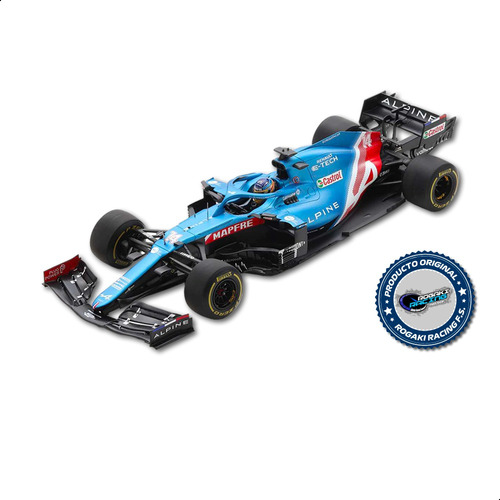 Alpine A521 2021 Fernando Alonso #14 1:43 Formula 1