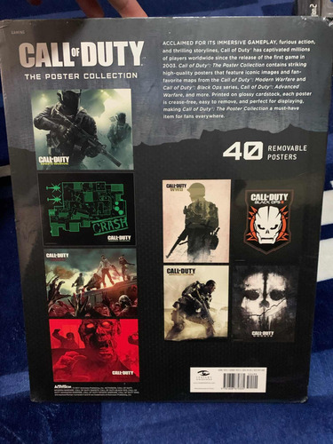 Call Of Duty The Poster Collection Activision (Usado)