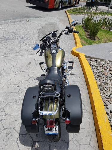 Street Bob 2016 Verde Con Accesorios