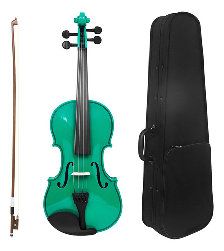 Juego De Violín 4/4, Violín De Madera Maciza, Regalos De