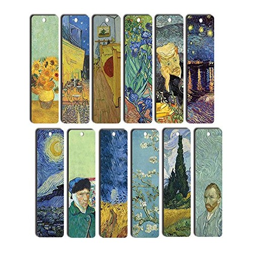 Marcadores De Libro De Van Gogh (paquete De 12) Noche E...