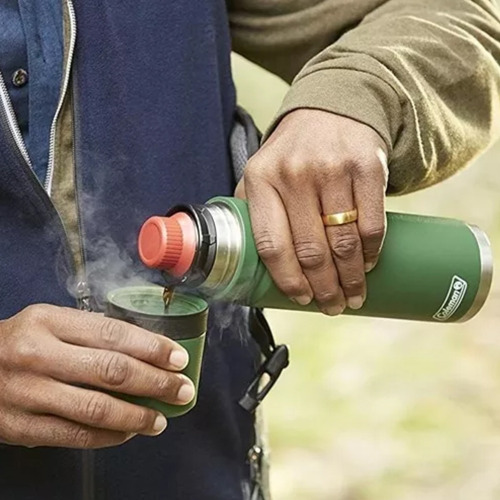 Termo Coleman Matero 1,2 Lt Acero Inoxidable Verde