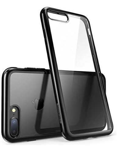 Funda Para iPhone 7 Y 8 Plus, Iblason Clear Black