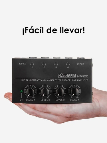 . Preamplificador De Audífonos Behringer Ha400 Envío Complet