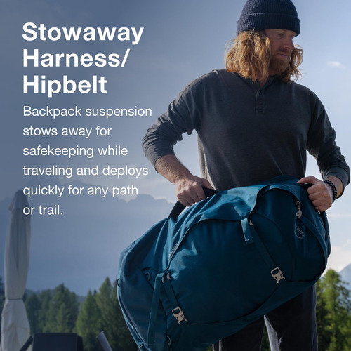Osprey Fairview 55l Mochila De Viaje Para Mujer, Negro