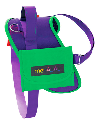 Coleira Para Cãe Meuauau Safe New Purple Tamaño M