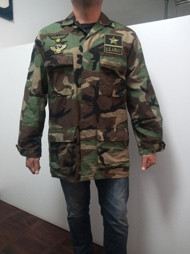7k Camisa Militar Ejercito Camuflada Talla M Camisola (Usado)