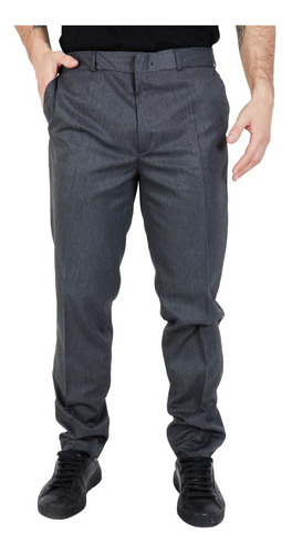 Pantalon Hombre Vestir Semi Chupin Super 100 Olegario 