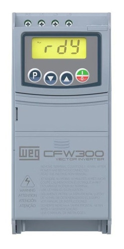 Inversor De Frequência Weg Cfw300 1cv 1,8a 380v Trifásico