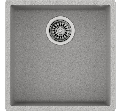 Lavaplatos Square 40.40 Tg Granito Stone Grey Teka Gris / Stone Grey