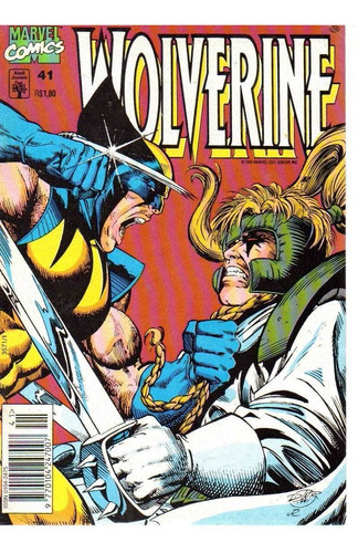 Lote Wolverine N° 41 Ao 50 - Em Português - Editora Abril - Formato 13,5 X 20 - Capa Mole - 1992 - Bonellihq Cx453 I23