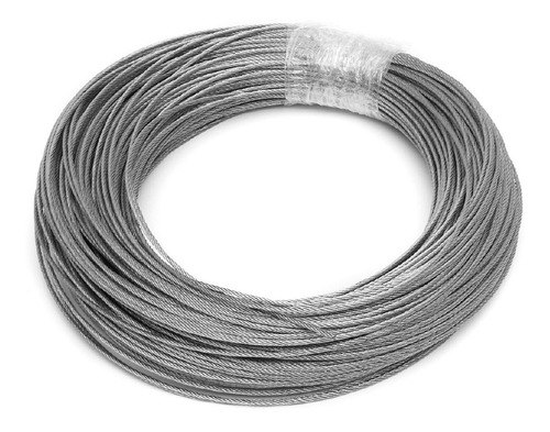 Cable De Acero Galvanizado 4mm 6x19+1 X 10 Metros