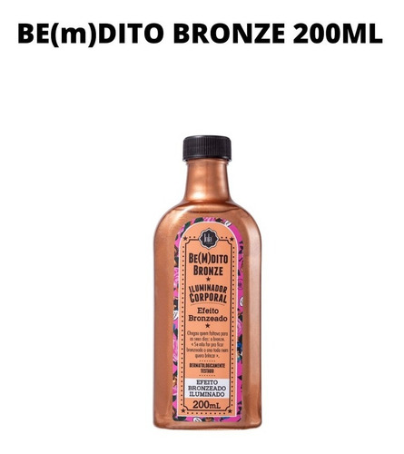 Imagem 1 de 6 de Lola Cosmetics Be(m)dito Bronze - Iluminador Corporal 200ml