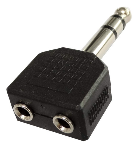 Adaptador Duplicador Jack Auxiliar 6.3 Mm Macho A 2 Hembra