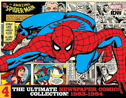 Homem-Aranha: As Tiras Vol. 4 (1983-1984), de Lee, Stan. Editorial Panini, capa dura em português, 2022