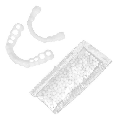 Cosmético Dientes Dent,1 Par Temporal Sonrisa Confort Ajuste