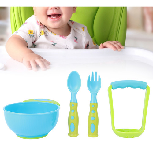 Cucharas Para Alimentar A Bebés, 4 Unidades, Machacador De A