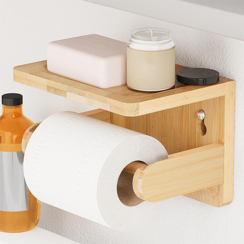 Portarrollos De Papel Higiénico Con Estante, Organizador
