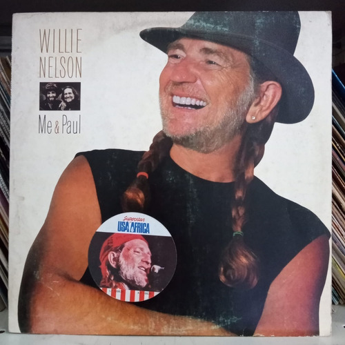 Lp Willie Nelson Me & Paul Exx Estado