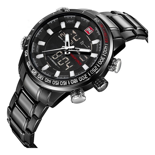 Reloj Naviforce De Acero Inoxidable Digital An?logo