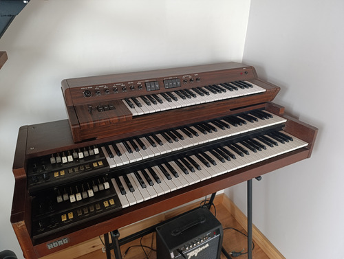 Korg Bx3 Orgão Vintage 1979 Hammond Clone Marrom-claro