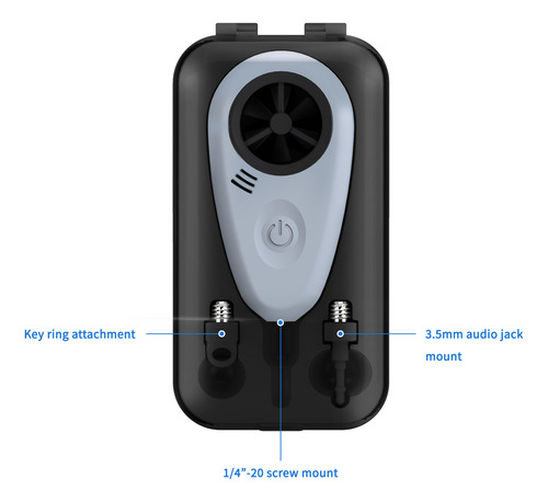 Anemómetro Portátil Con Bluetooth Weatherflow Windmeter