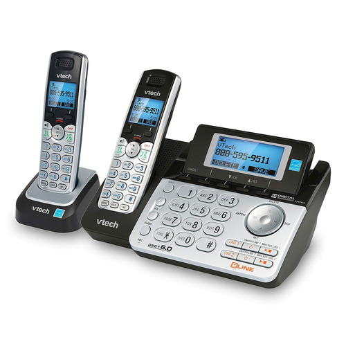 Sistema De Teléfono Vtech Ds6151-2 2 Auricular 2-líneas Telé