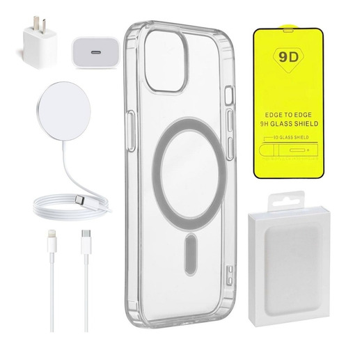 Pack Funda + Cargadores Inalámbricos Compatible Con Iphone. Iphone 12 Pro