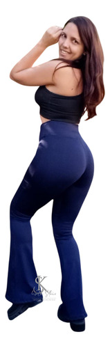 Calza Oxford Deportivo Lycra Tiro Alto Cintura Ancha Mujer