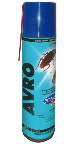 Espuma Insecticida Aerosol Residual Avro 400 Ml Anasac