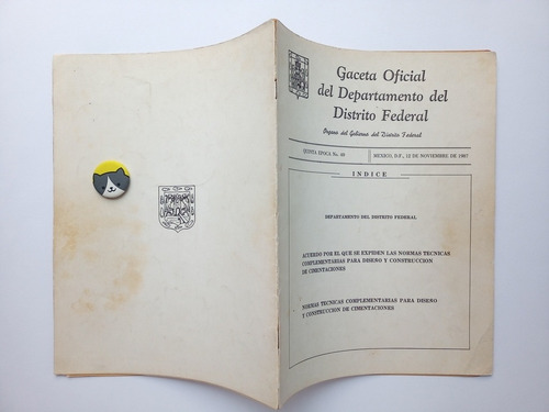 Libro Normas Técnicas Construcción De Cimentaciones 142l3 (Usado)