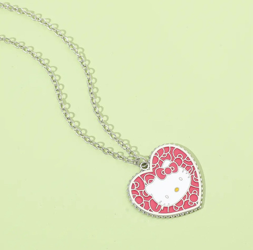 V Collar Hello Kitty Con Corazón