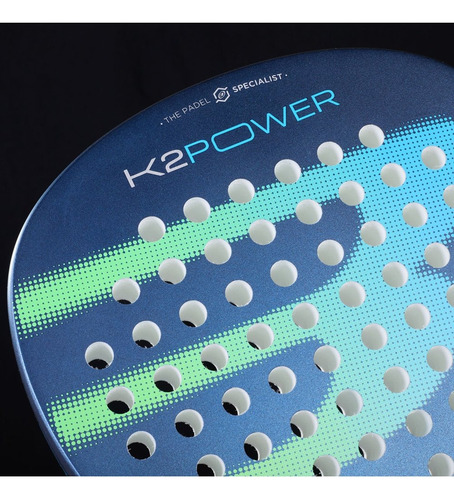 Pala Padel K2 Power 25 Bullpadel Forma Diamante Balance Alto Azul