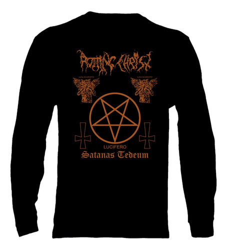 Polera Manga Larga Rotting Christ - Ver 02 - Satanas Tedeum