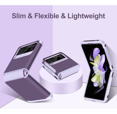 Funda Para Galaxy Z Flip 3 4 5 6 Doble Capa Anti Golpes