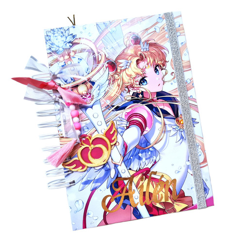 Agenda 2024 Sailor Moon A5 Personalizada Con Nombre