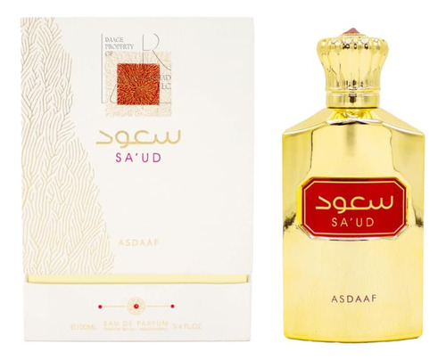 Asdaaf Sa'ud Eau De Parfum Spray, 3.4 Onza K4w5s