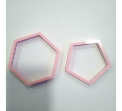 Imagen 1 de 1 de Set De Pentagono Y Exagono