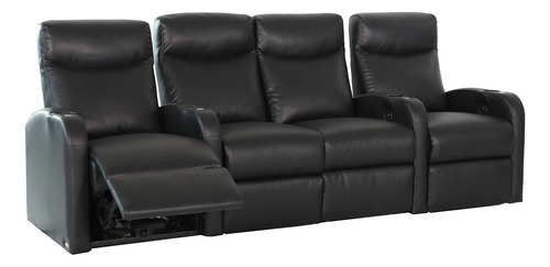 Octane Seating Black Pilot Xs750 Asiento Cine Casa Juego 4