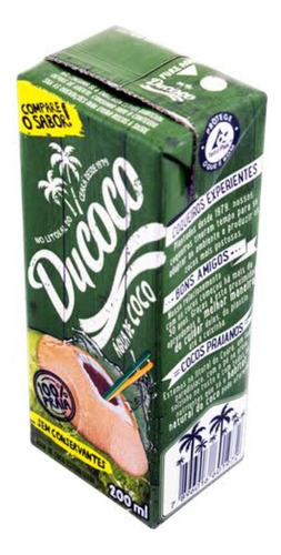 Água De Coco Ducoco Tp 200ml - Kit Com 3