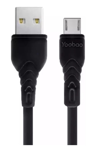 Cable Yoobao C5 Micro Usb 1m. Negro